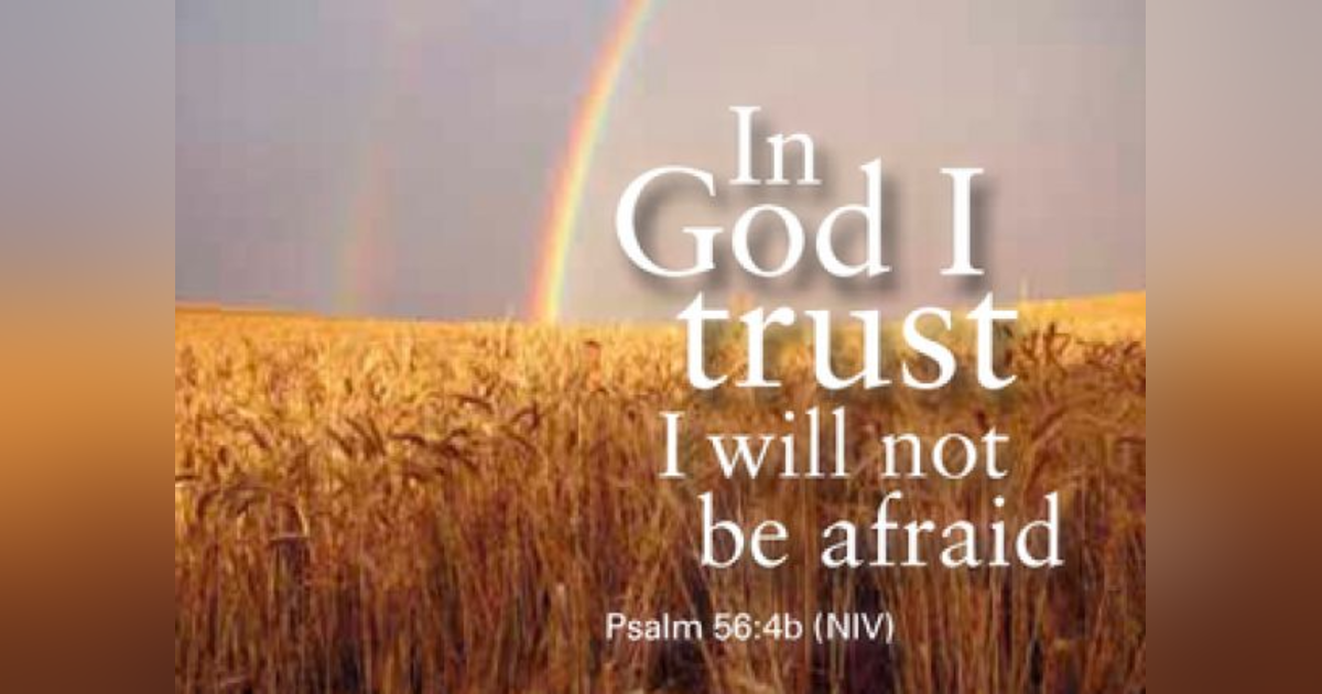How Can We Not Be Afraid and Trust God + Origins of America's Motto. Reading Psalm 55 and 56 #245 How Can We Not Be Afraid and Trust God + Origins of America's Motto. Reading Psalm 55 and 56 #245