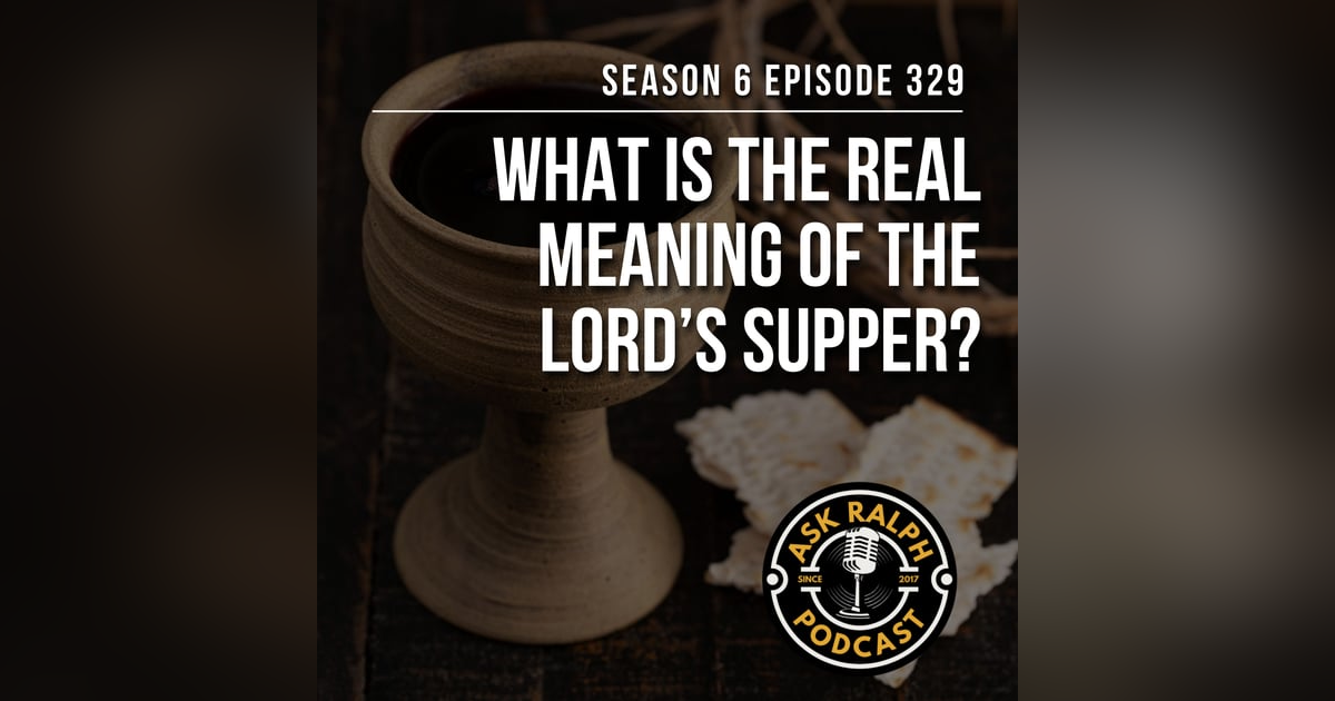 What is the real meaning of the Lord’s Supper? What is the real meaning of the Lord’s Supper?