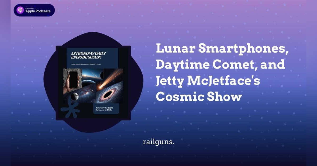 Lunar Smartphones, Daytime Comet, and Jetty McJetface’s Cosmic Show Lunar Smartphones, Daytime Comet, and Jetty McJetface’s Cosmic Show