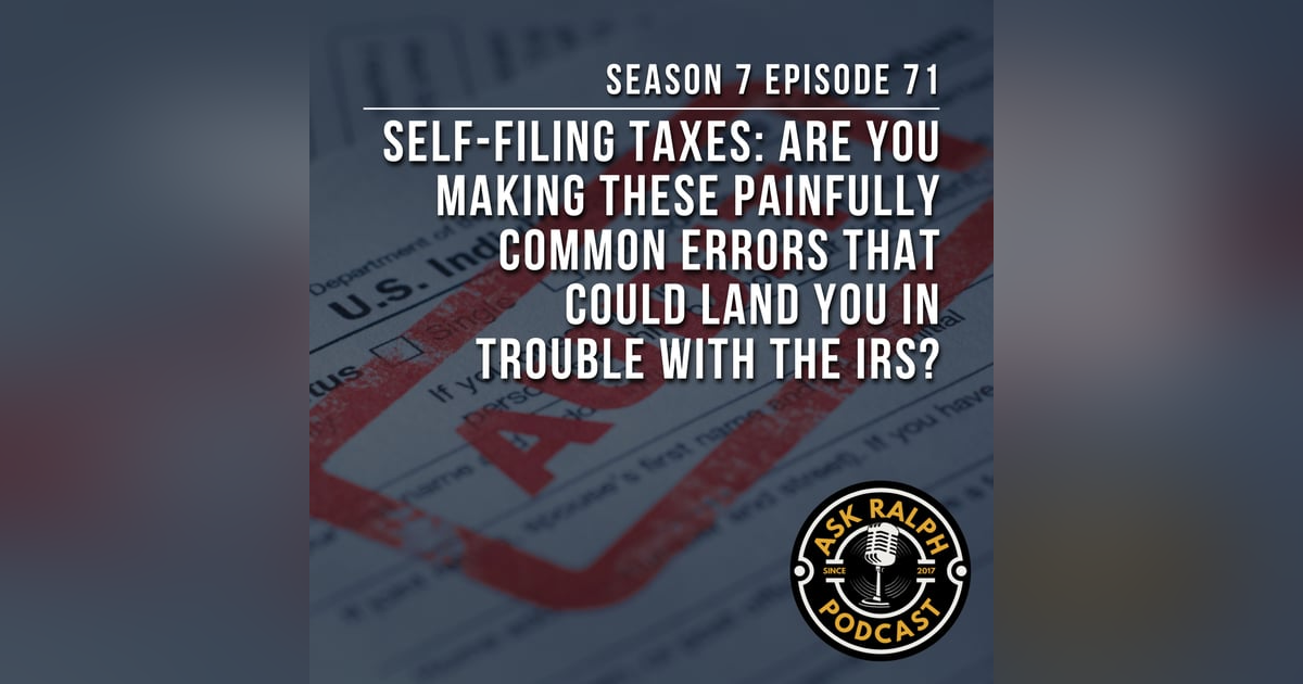 Self-Filing Taxes: Are You Making These Common Errors That Could Land You In Trouble With The IRS? Self-Filing Taxes: Are You Making These Common Errors That Could Land You In Trouble With The IRS?