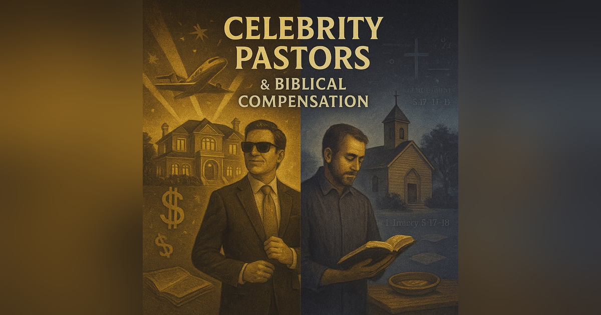 Celebrity Pastors, Paychecks, and the Purpose of Ministry Celebrity Pastors, Paychecks, and the Purpose of Ministry