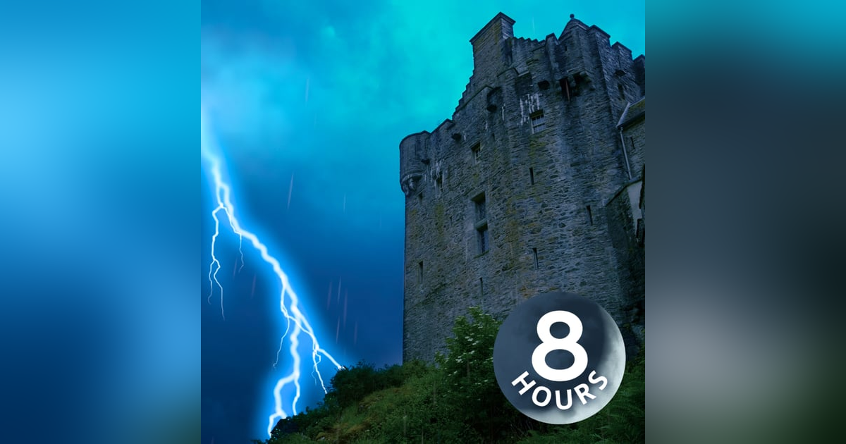 Rain on Castle with Thunder and Lightning 8 Hours | Rainstorm White Noise for Sleeping or Studying Rain on Castle with Thunder and Lightning 8 Hours | Rainstorm White Noise for Sleeping or Studying