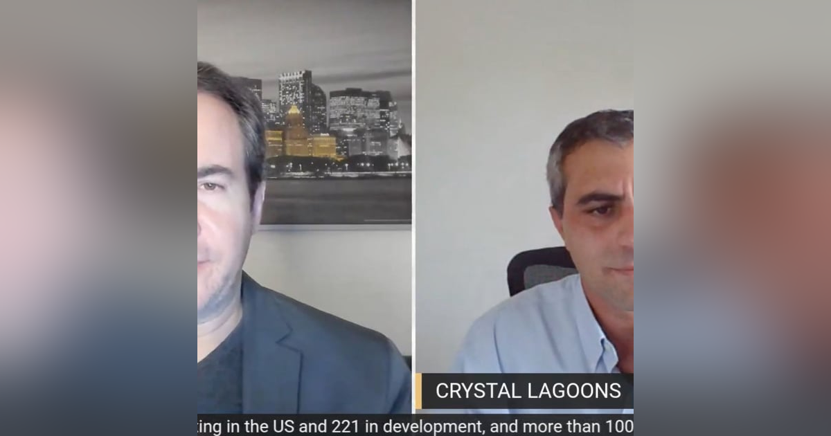 Ivan Manzur, Senior Vice President Crystal Lagoons multi use beach locations Ivan Manzur, Senior Vice President Crystal Lagoons multi use beach locations