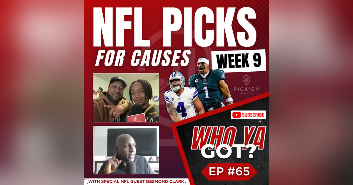 NFL Week 9 Picks for Causes - Predicting All 14 Games - Episode 65 NFL Week 9 Picks for Causes - Predicting All 14 Games - Episode 65