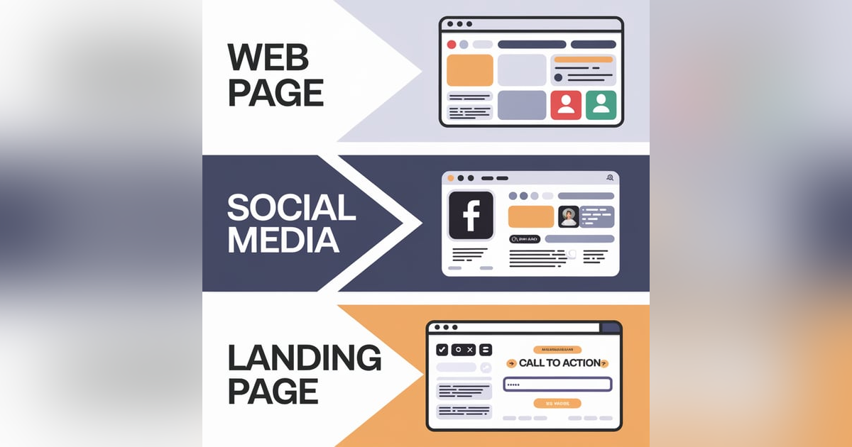 ๐ What are the Differences Between Webpages vs Social Media Pages vs Landing Pages? Favour Obasi-ike Breaks It Down with Simple Examples โ๐พ ๐ What are the Differences Between Webpages vs Social Media Pages vs Landing Pages? Favour Obasi-ike Breaks It Down with Simple Examples โ๐พ
