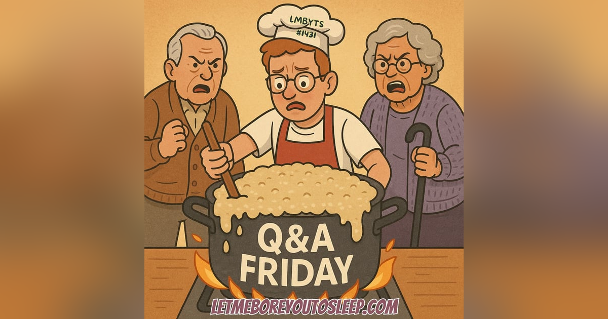 (no music) Q&A Friday | LMBYTS #1431 | Jason Newland | 14th September 2025 (no music) Q&A Friday | LMBYTS #1431 | Jason Newland | 14th September 2025