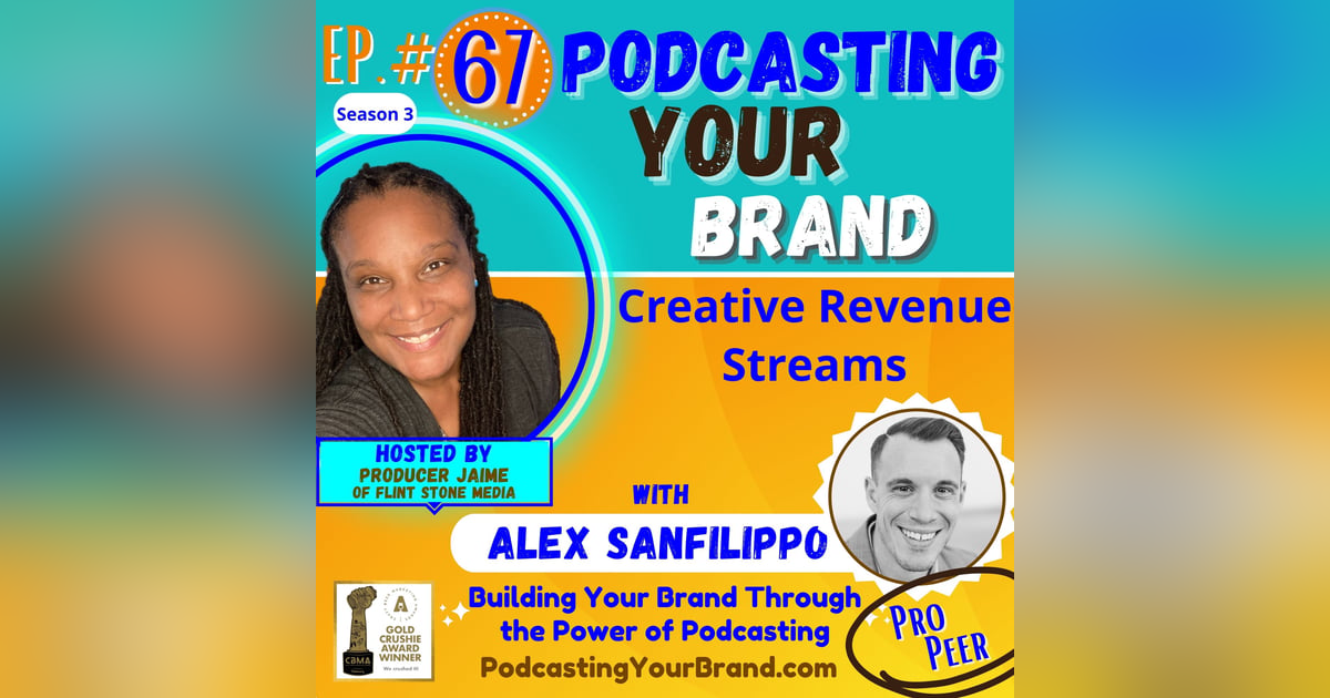 Podcasting Your Brand - Episode 67: Creative Revenue Streams, with Alex Sanfilippo (Podcasting 102) Podcasting Your Brand - Episode 67: Creative Revenue Streams, with Alex Sanfilippo (Podcasting 102)