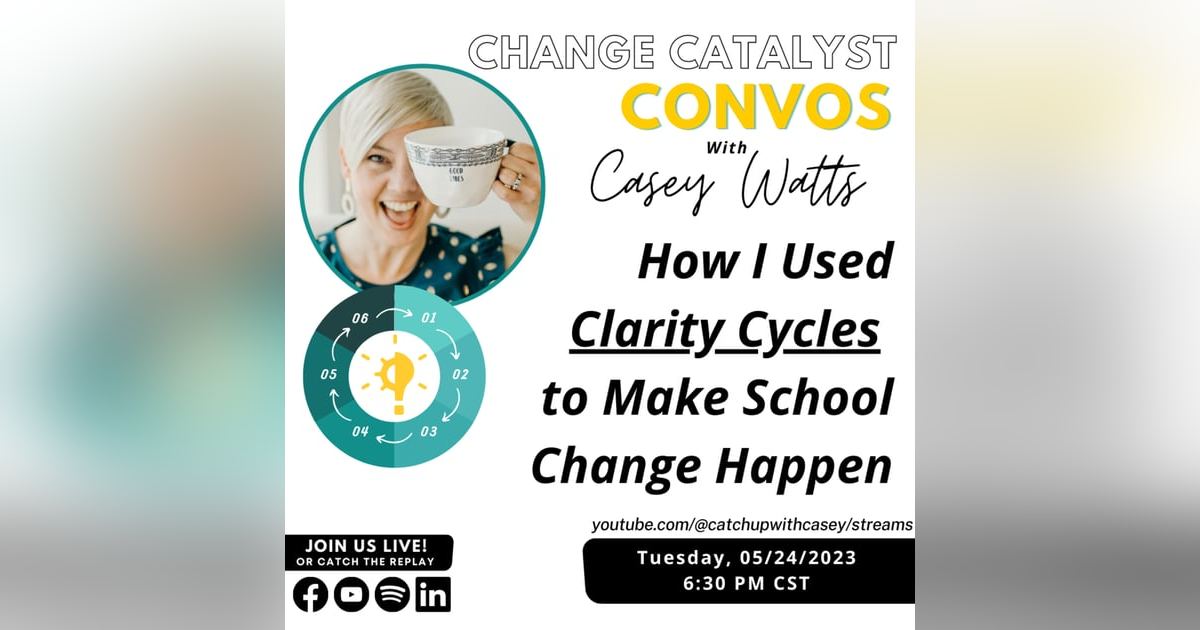 How I Used Clarity Cycles to Make School Change Happen How I Used Clarity Cycles to Make School Change Happen