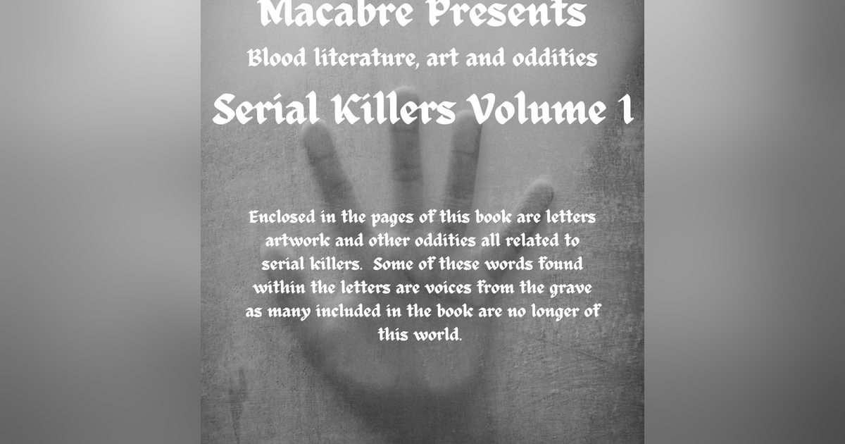 August 19, 2022 The Morbid & Macabre: Blood Literature August 19, 2022 The Morbid & Macabre: Blood Literature
