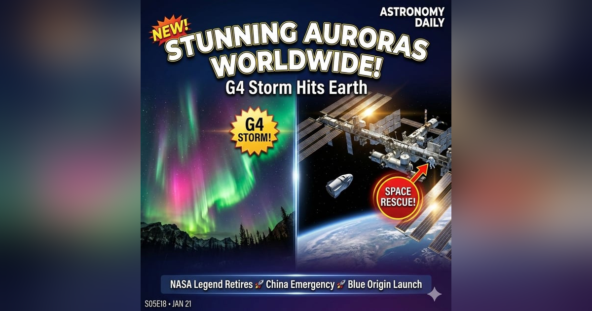 Spectacular Auroras, Suni Williams Retires, China's Space Rescue Spectacular Auroras, Suni Williams Retires, China's Space Rescue