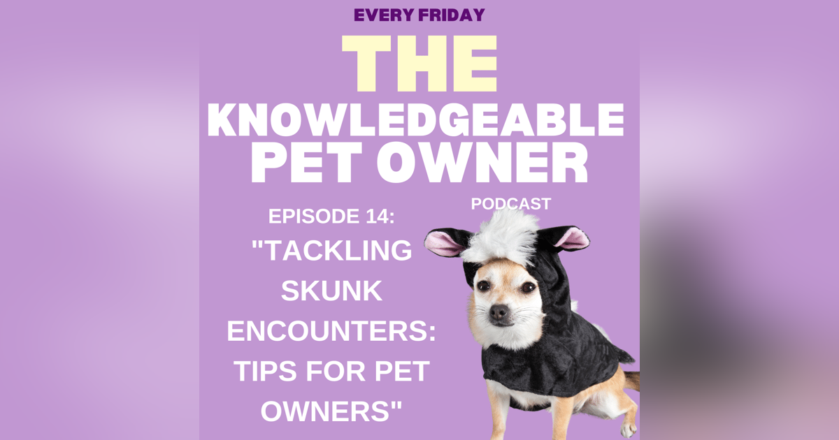 Tackling Skunk Encounters: Tips for Pet Owners Tackling Skunk Encounters: Tips for Pet Owners