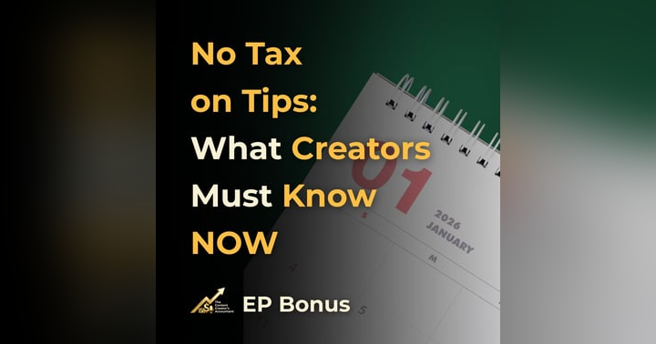 image for Breaking News for Content Creators: No Tax on Tips Bill Unveiled