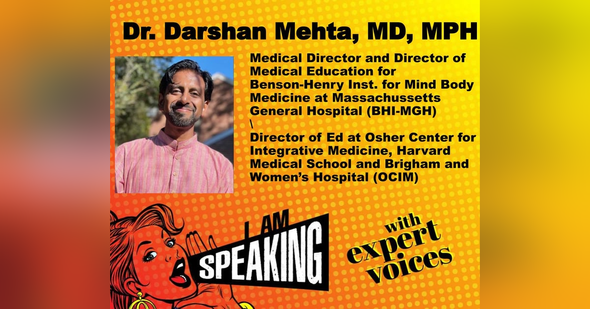 We Are Speaking w/ Dr.Darshan Mehta We Are Speaking w/ Dr.Darshan Mehta
