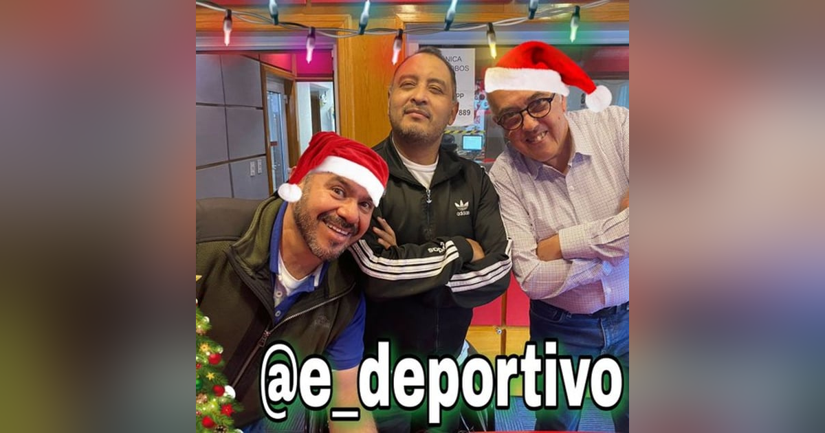 "Todavía no es navidad y ya te quiero rellenar el pavo" Espacio Deportivo de la Tarde 21 de Diciembre 2022 "Todavía no es navidad y ya te quiero rellenar el pavo" Espacio Deportivo de la Tarde 21 de Diciembre 2022