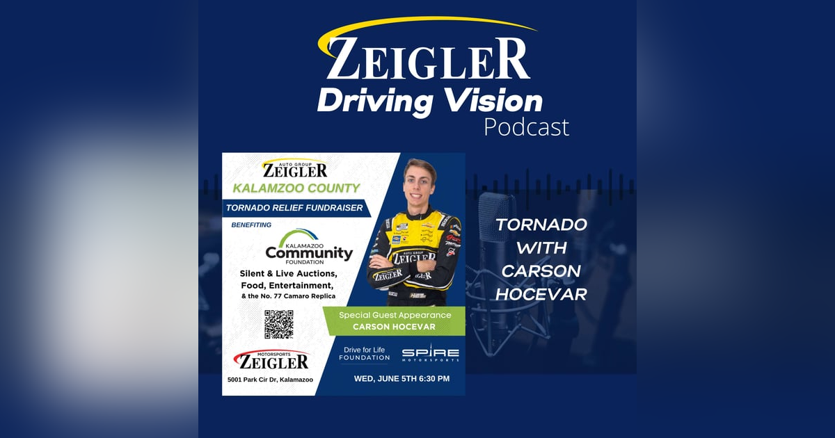 Kalamazoo Tornado with Nascar's Carson Hocevar Kalamazoo Tornado with Nascar's Carson Hocevar