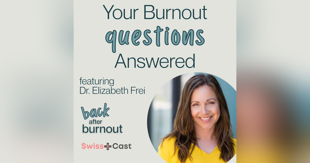 Dr. Elizabeth Frei - Your frequently asked questions, answered Dr. Elizabeth Frei - Your frequently asked questions, answered