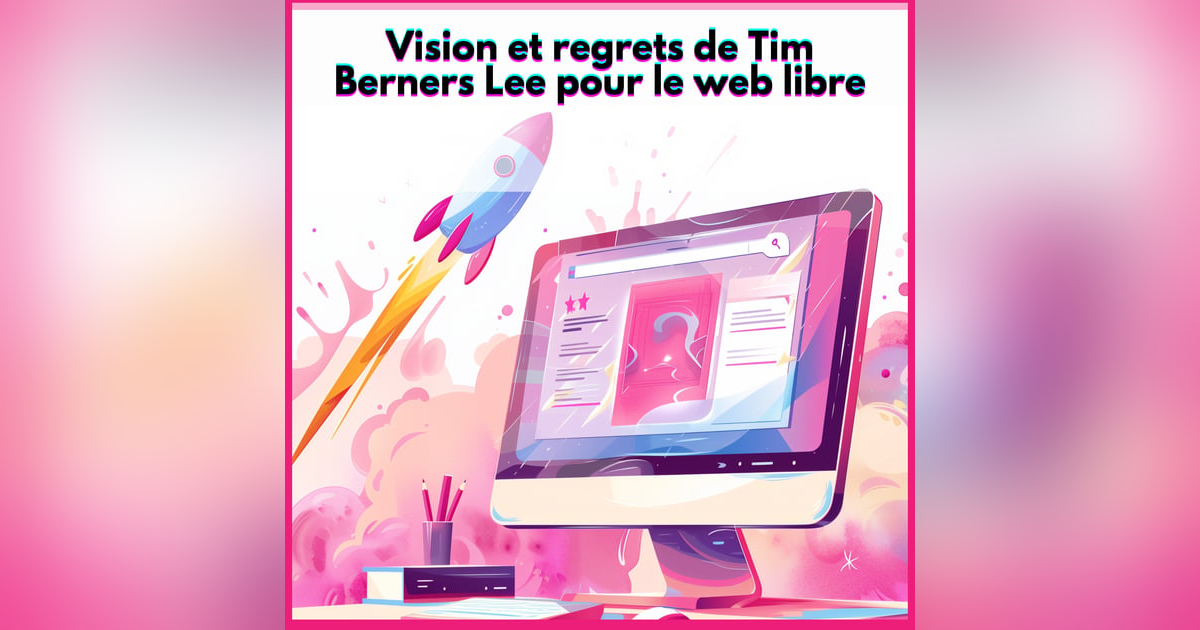 Vision et regrets de Tim Berners Lee pour le web libre Vision et regrets de Tim Berners Lee pour le web libre