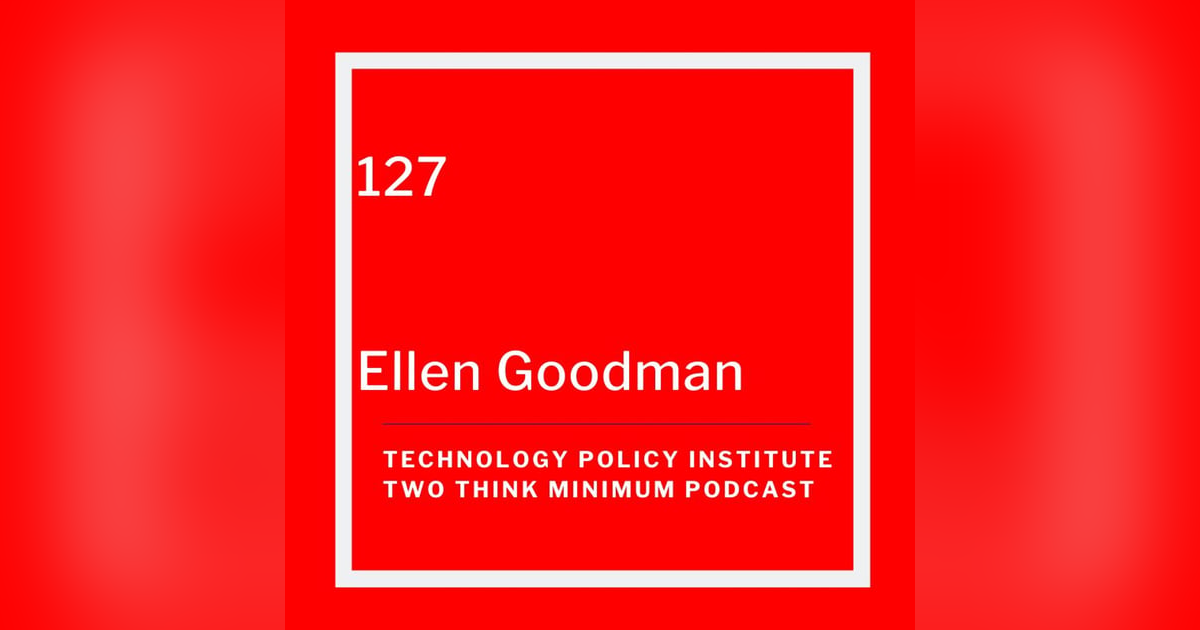 AI Accountability Policy with Ellen Goodman AI Accountability Policy with Ellen Goodman