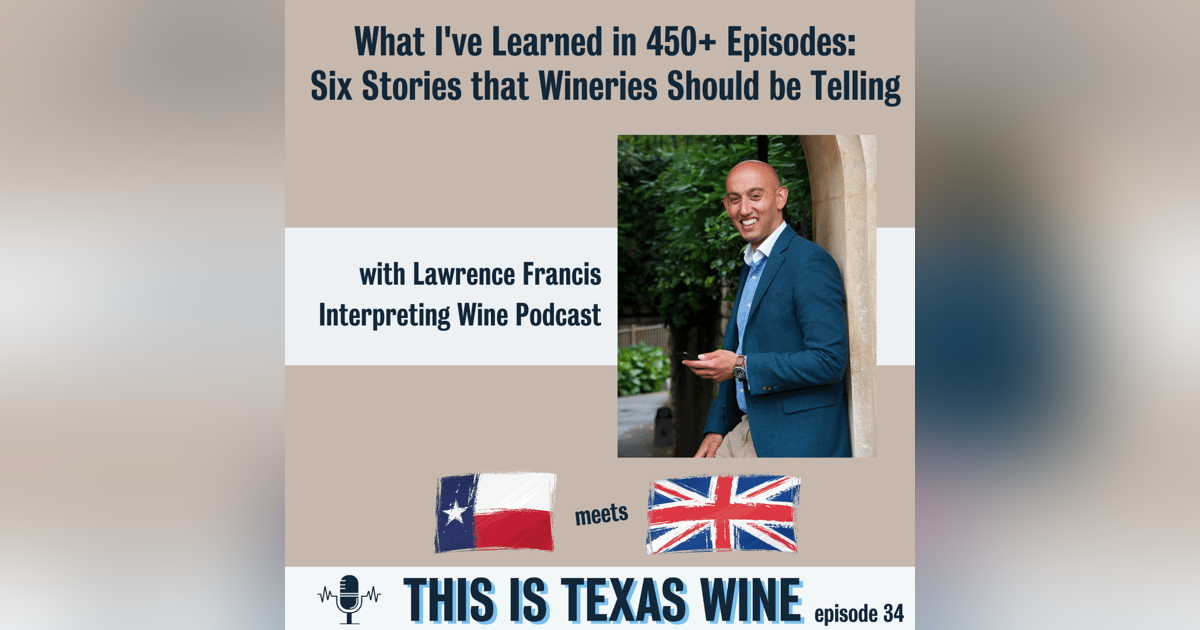 Comparing Notes with Interpreting Wine Podcast's Lawrence Francis Comparing Notes with Interpreting Wine Podcast's Lawrence Francis