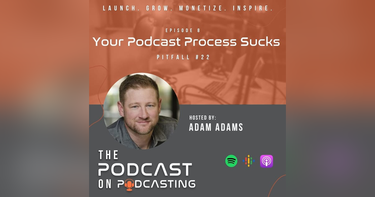 Ep8: Your Podcast Process Sucks - Pitfall #22 Ep8: Your Podcast Process Sucks - Pitfall #22