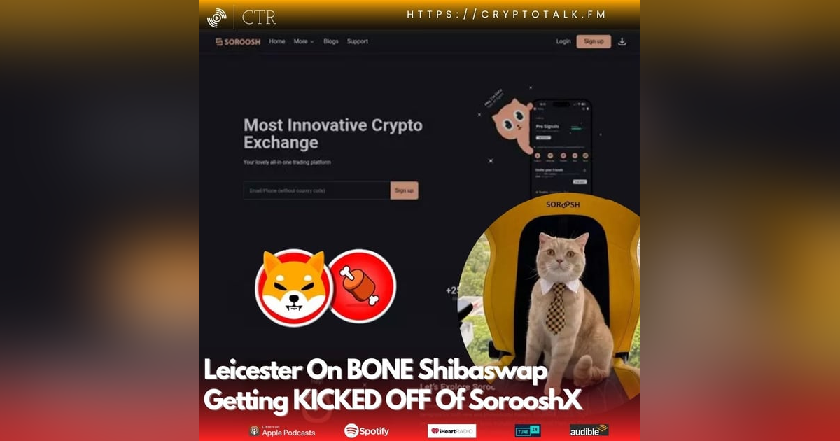 Leicester On #BONE Shibaswap Getting DELISTED From #SorooshX (OOC) Leicester On #BONE Shibaswap Getting DELISTED From #SorooshX (OOC)