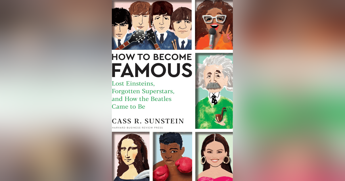 610 How to Become Famous (with Cass Sunstein) | My Last Book with James MacManus 610 How to Become Famous (with Cass Sunstein) | My Last Book with James MacManus