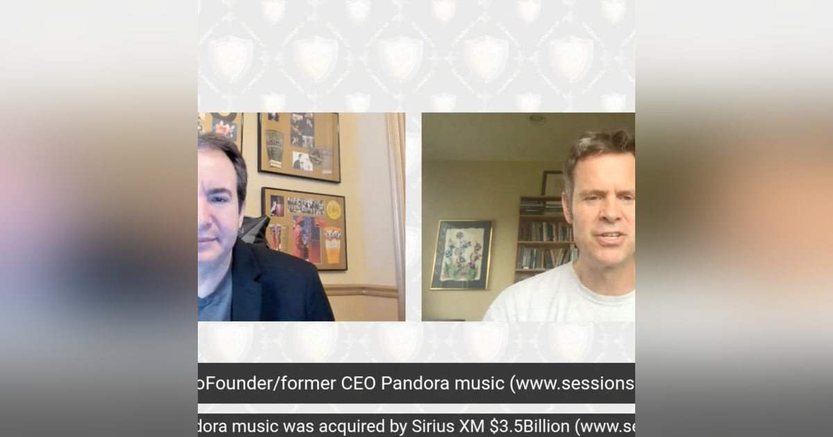 Tim Westergren CoFounder and former CEO of Pandora (sold to SiriusXM $3Billion), CoFounder Sessions Live, Music Genome Project Tim Westergren CoFounder and former CEO of Pandora (sold to SiriusXM $3Billion), CoFounder Sessions Live, Music Genome Project