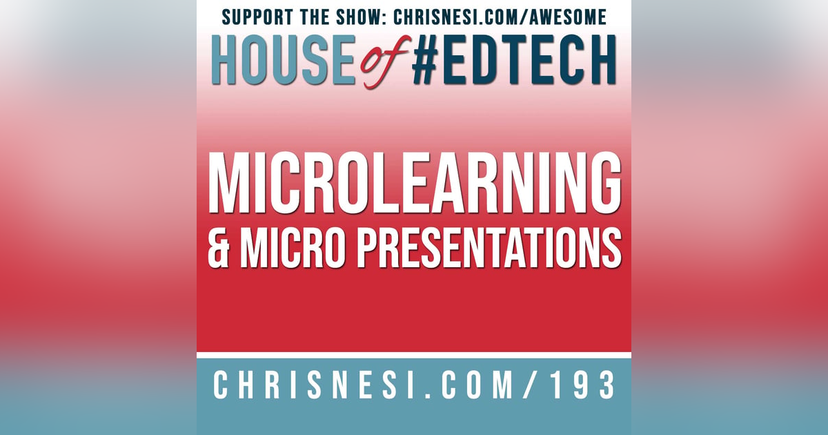 Microlearning & Micro Presentations - HoET193 Microlearning & Micro Presentations - HoET193