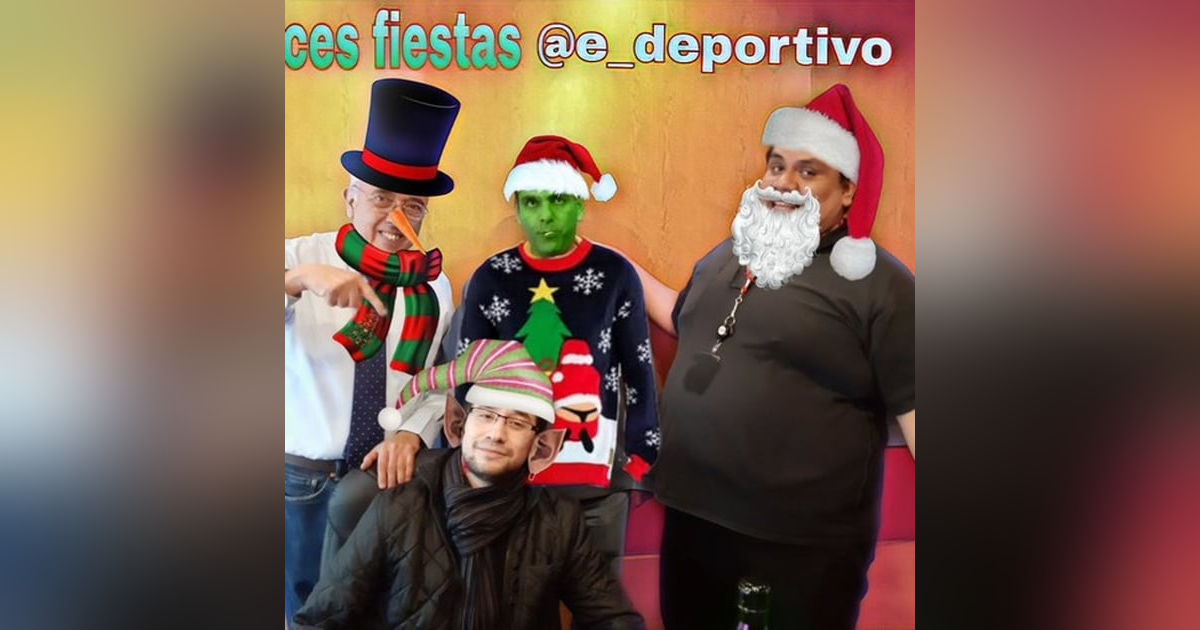 Comenzando semana y celebrando estas fiestas en Espacio Deportivo de la Tarde 23 de Diciembre 2019 Comenzando semana y celebrando estas fiestas en Espacio Deportivo de la Tarde 23 de Diciembre 2019