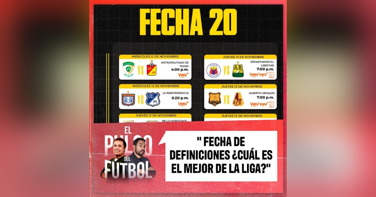 Fecha de definiciones ¿Cuál es el mejor de la Liga? Fecha de definiciones ¿Cuál es el mejor de la Liga?