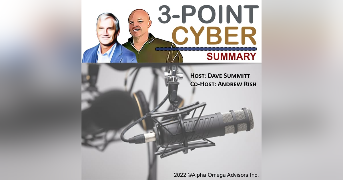 3 Point Summary 3 - w/Chuck Brooks 3 Point Summary 3 - w/Chuck Brooks