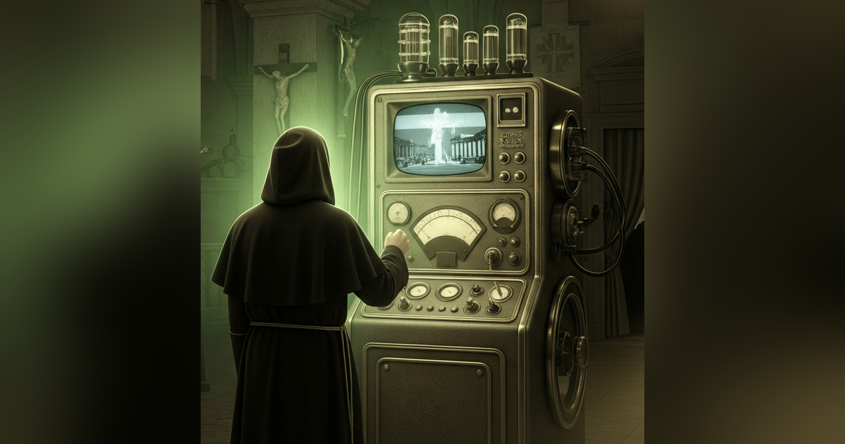 Vatican Secrets & The Machine: A Cloaked Priest, a Flickering Crucifixion, and Forbidden Tech Vatican Secrets & The Machine: A Cloaked Priest, a Flickering Crucifixion, and Forbidden Tech