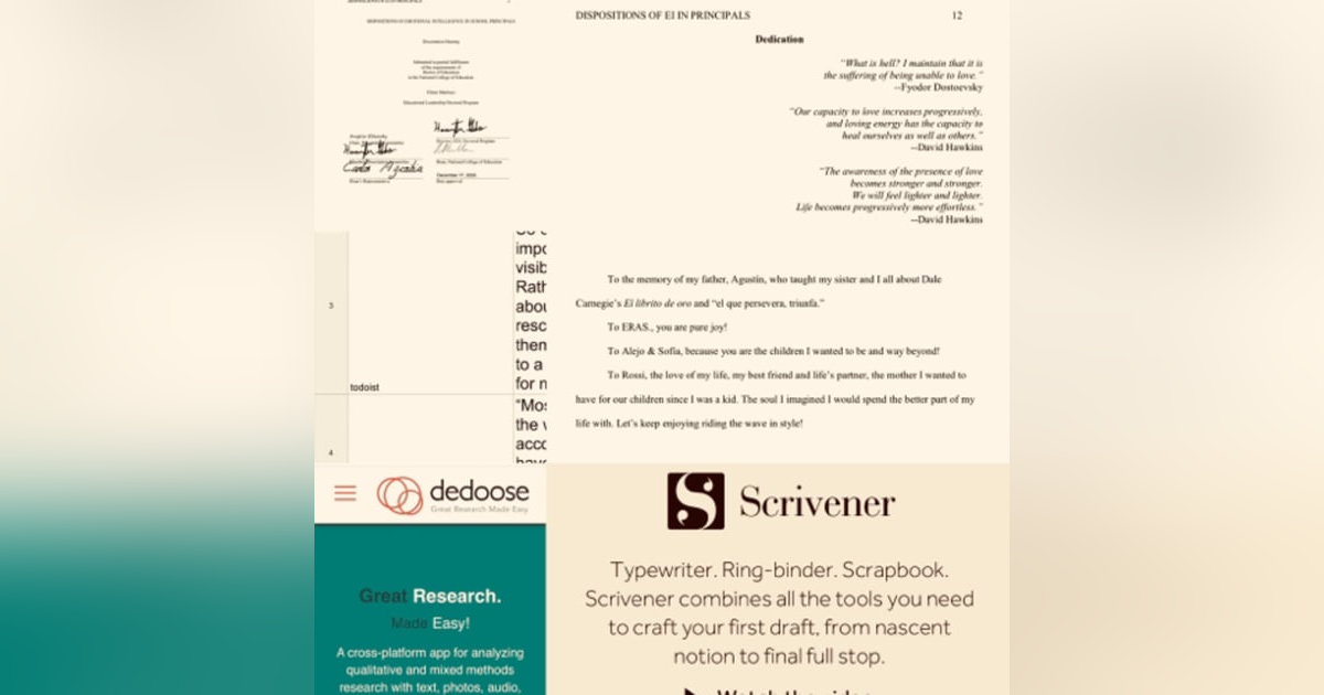 Reflecting on the Dissertation Reflecting on the Dissertation