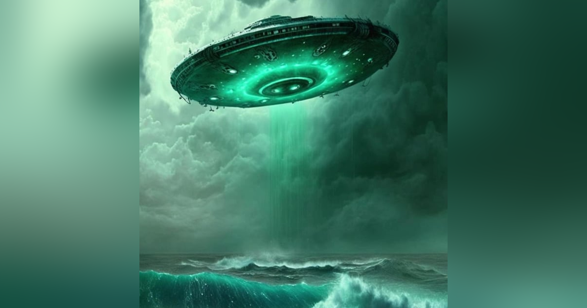 Pictures of UFOs Over an Oil Rig in Mexico Pictures of UFOs Over an Oil Rig in Mexico