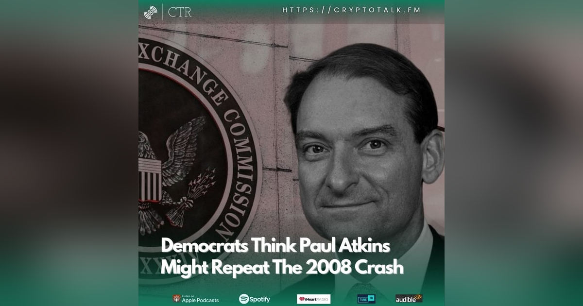 Democrats Think Paul Atkins Might Repeat The 2008 Bubble Crash Democrats Think Paul Atkins Might Repeat The 2008 Bubble Crash
