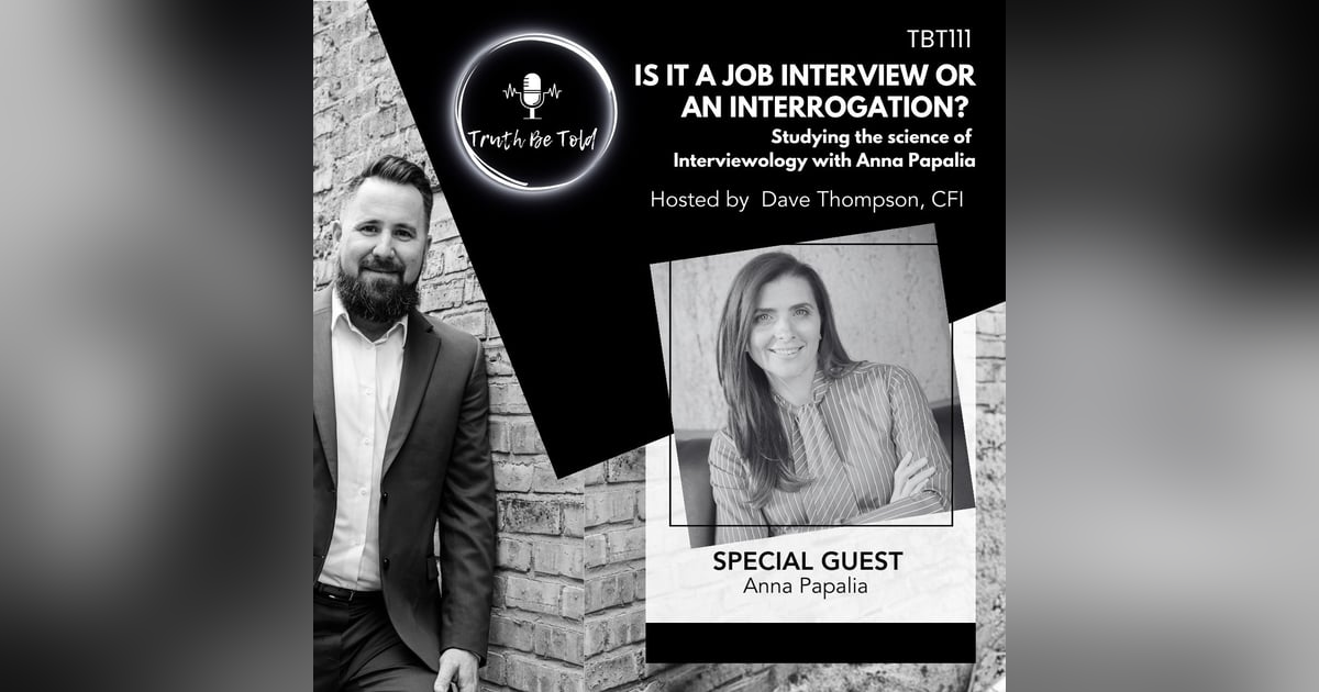 Is it a job interview or an interrogation? Studying the science of Interviewology with Anna Papalia. Is it a job interview or an interrogation? Studying the science of Interviewology with Anna Papalia.