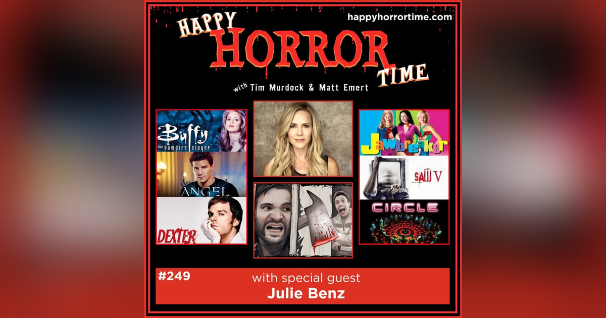 Ep 249: Interview w/Julie Benz from “BTVS/Angel,” “Jawbreaker,” “Dexter,” “Saw V,” and many more Ep 249: Interview w/Julie Benz from “BTVS/Angel,” “Jawbreaker,” “Dexter,” “Saw V,” and many more