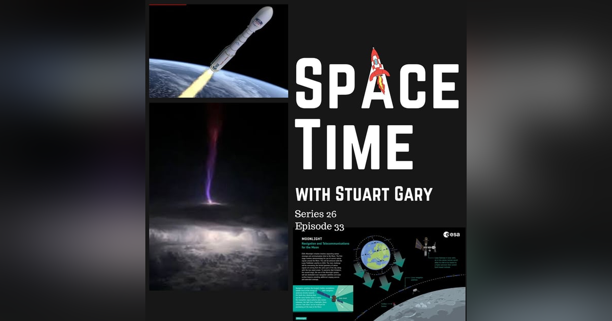 S26E33: Official - Findings into the Vega C Rocket Failure // Detailed Gigantic Jet Study // Time on the Moon S26E33: Official - Findings into the Vega C Rocket Failure // Detailed Gigantic Jet Study // Time on the Moon
