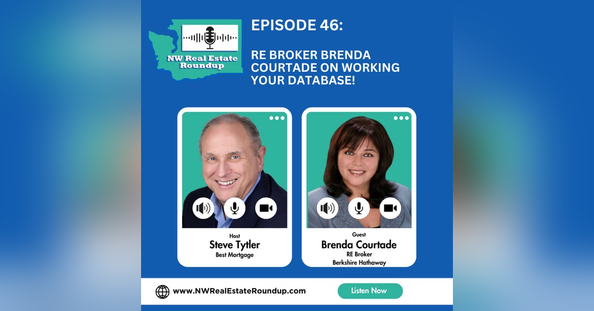 Episode 46: RE Broker Brenda Courtade on Working Your Database! Episode 46: RE Broker Brenda Courtade on Working Your Database!