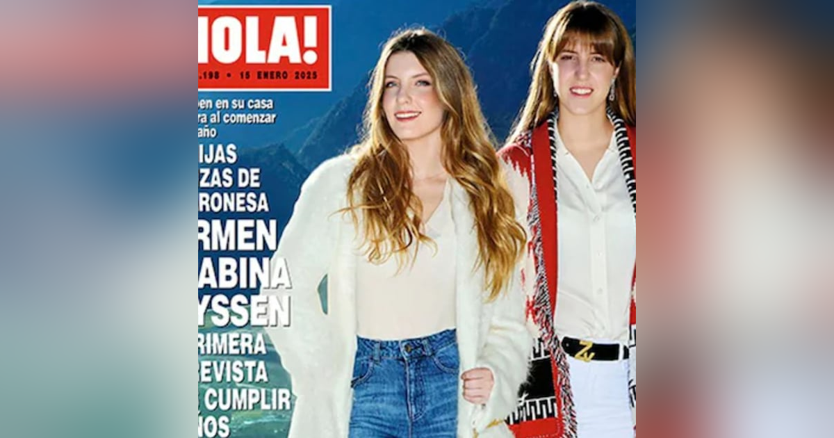 Crónica Rosa: Las mellizas Thyssen posan sin su madre en '¡Hola!' Crónica Rosa: Las mellizas Thyssen posan sin su madre en '¡Hola!'