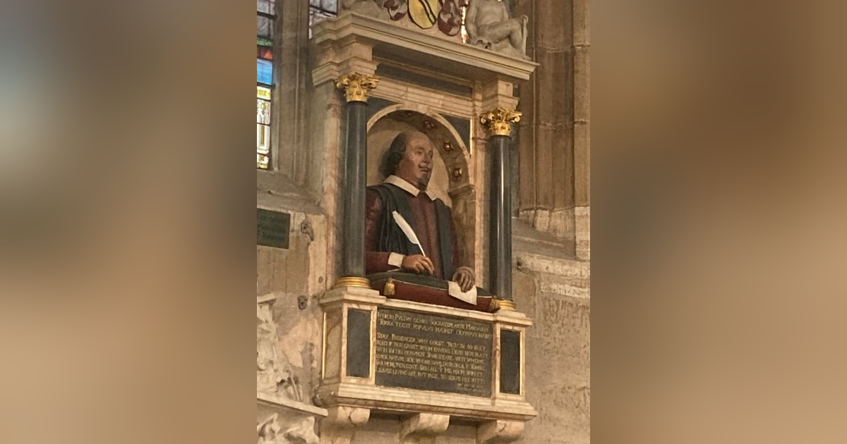 William of Stratford part 4: ‘With Mirth and Laughter Let Old Wrinkles Come.’ William of Stratford part 4: ‘With Mirth and Laughter Let Old Wrinkles Come.’