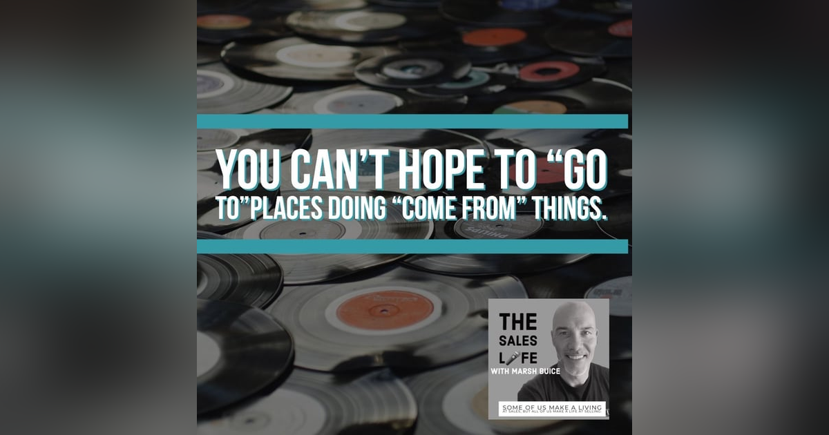 623. You can’t GO TO new places doing COME FROM things. 623. You can’t GO TO new places doing COME FROM things.