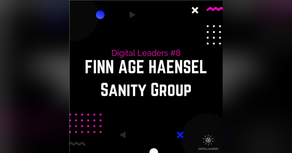 Finn Age Hänsel, Founder Sanity Group Finn Age Hänsel, Founder Sanity Group
