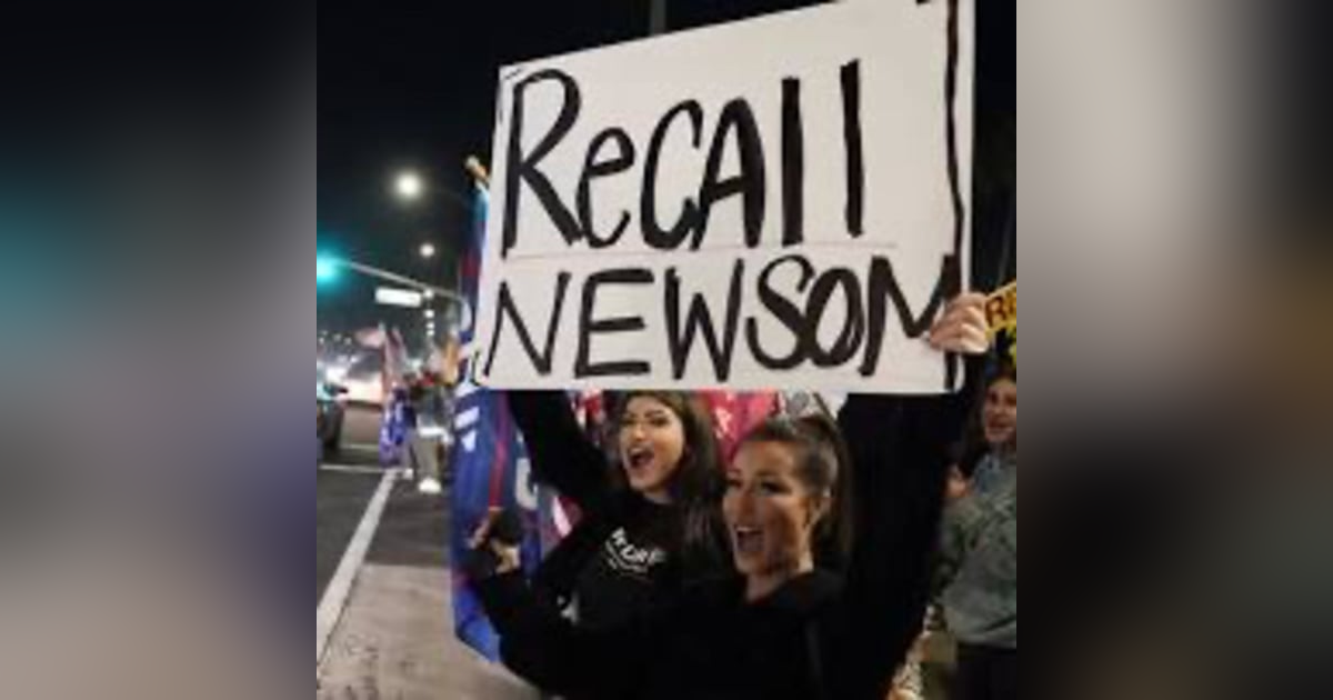 Newsom Recall: Danger Signals Flash Red. Newsom Recall: Danger Signals Flash Red.