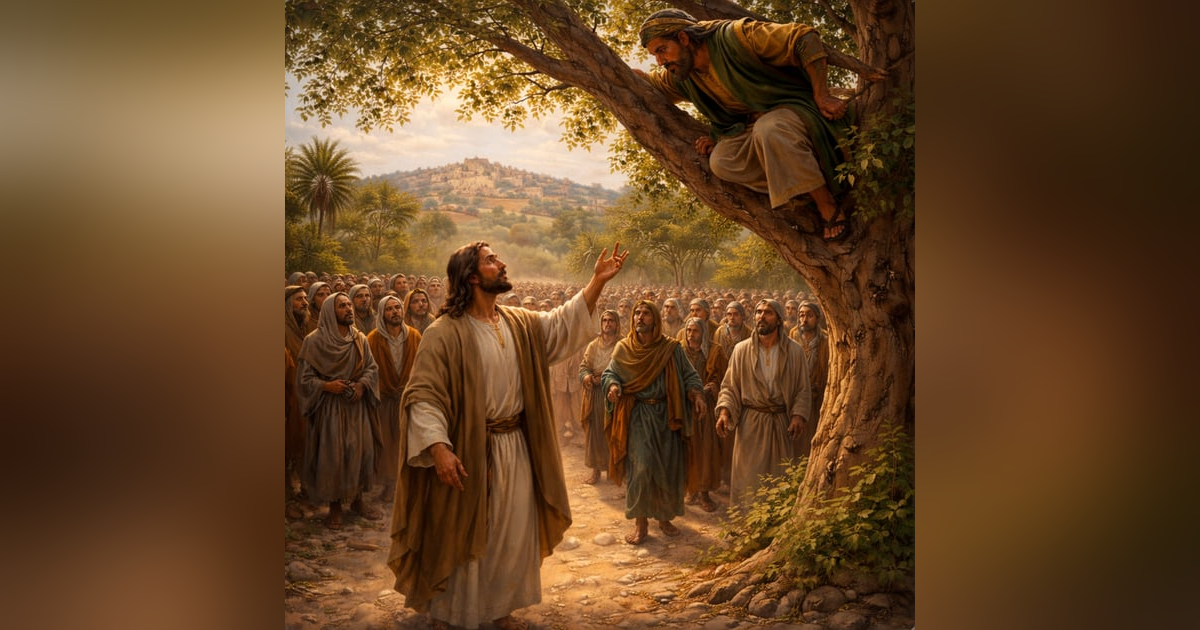 Grace Looked Up and Zacchaeus Came Down Grace Looked Up and Zacchaeus Came Down