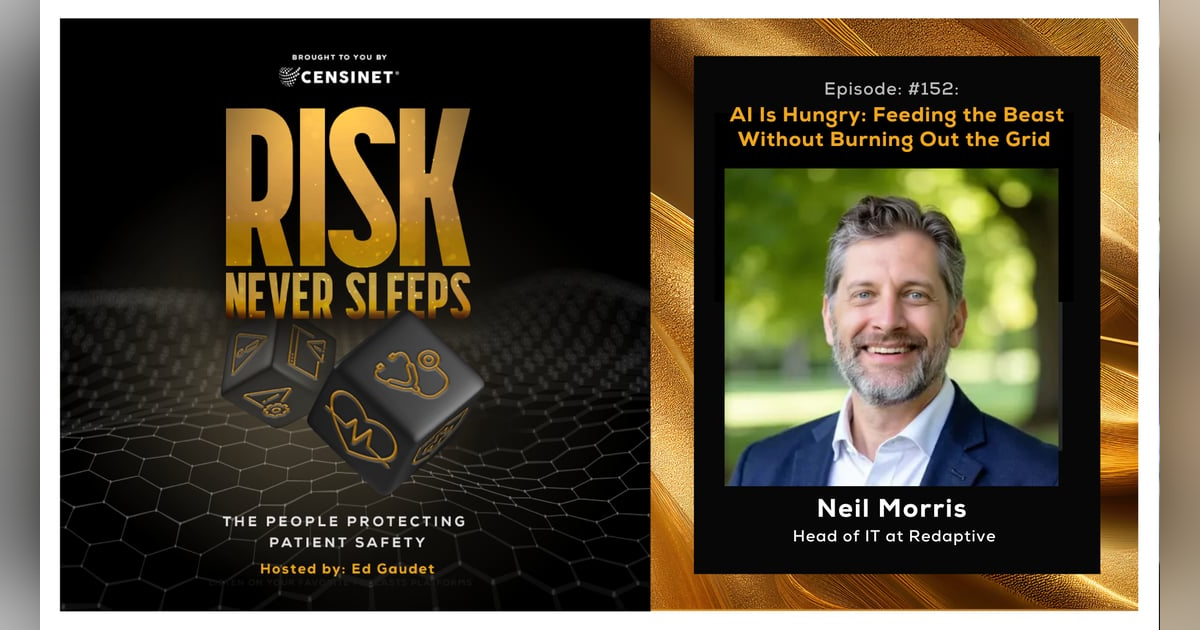 Episode #152. AI Is Hungry: Feeding the Beast Without Burning Out the Grid, with Neil Morris, Head of IT at Redaptive Episode #152. AI Is Hungry: Feeding the Beast Without Burning Out the Grid, with Neil Morris, Head of IT at Redaptive