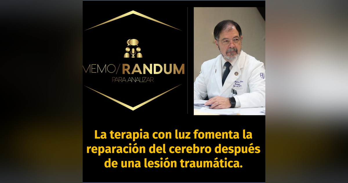 La terapia con luz fomenta la reparación del cerebro después de una lesión traumática. La terapia con luz fomenta la reparación del cerebro después de una lesión traumática.