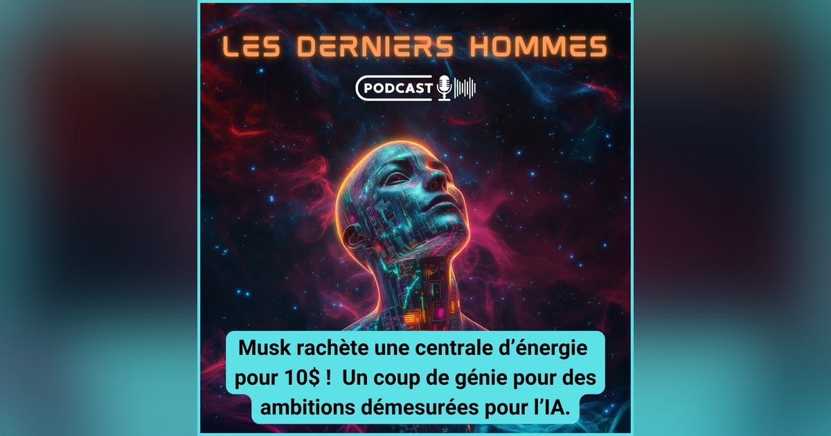 Le coup de génie de Musk : 1 centrale d'énergie pour xAI à 10$ Le coup de génie de Musk : 1 centrale d'énergie pour xAI à 10$