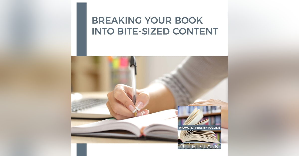 Breaking Your Book Into Bite-Sized Content With Kristy Boyd Johnson Breaking Your Book Into Bite-Sized Content With Kristy Boyd Johnson