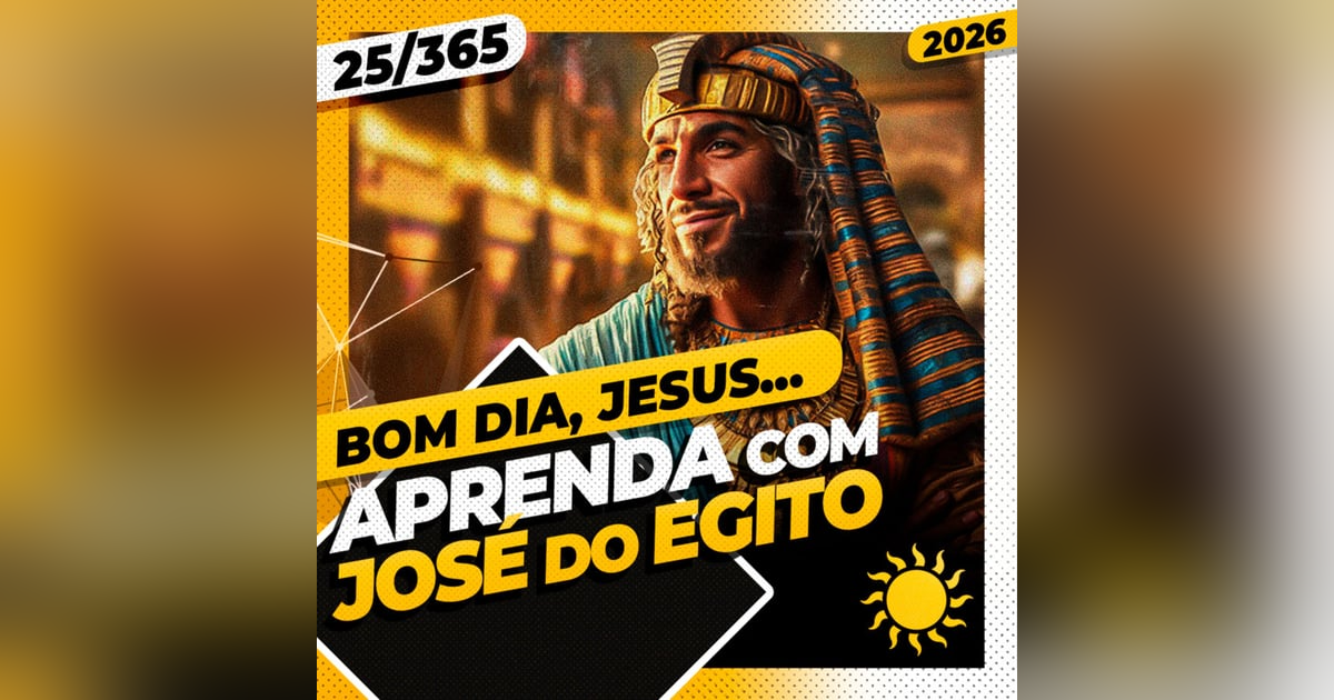 APRENDA COM JOSÉ DO EGITO - Bom dia, Jesus! 25/365 (2026) APRENDA COM JOSÉ DO EGITO - Bom dia, Jesus! 25/365 (2026)